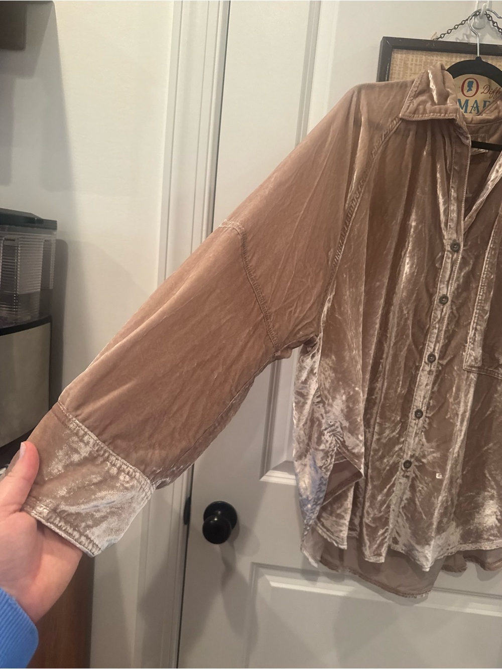 Free People We The Free Night Skies Velvet Top - Picture 4 of 9